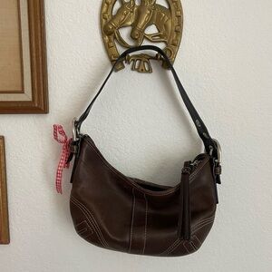 Coach Mini Brown Shoulder Bag